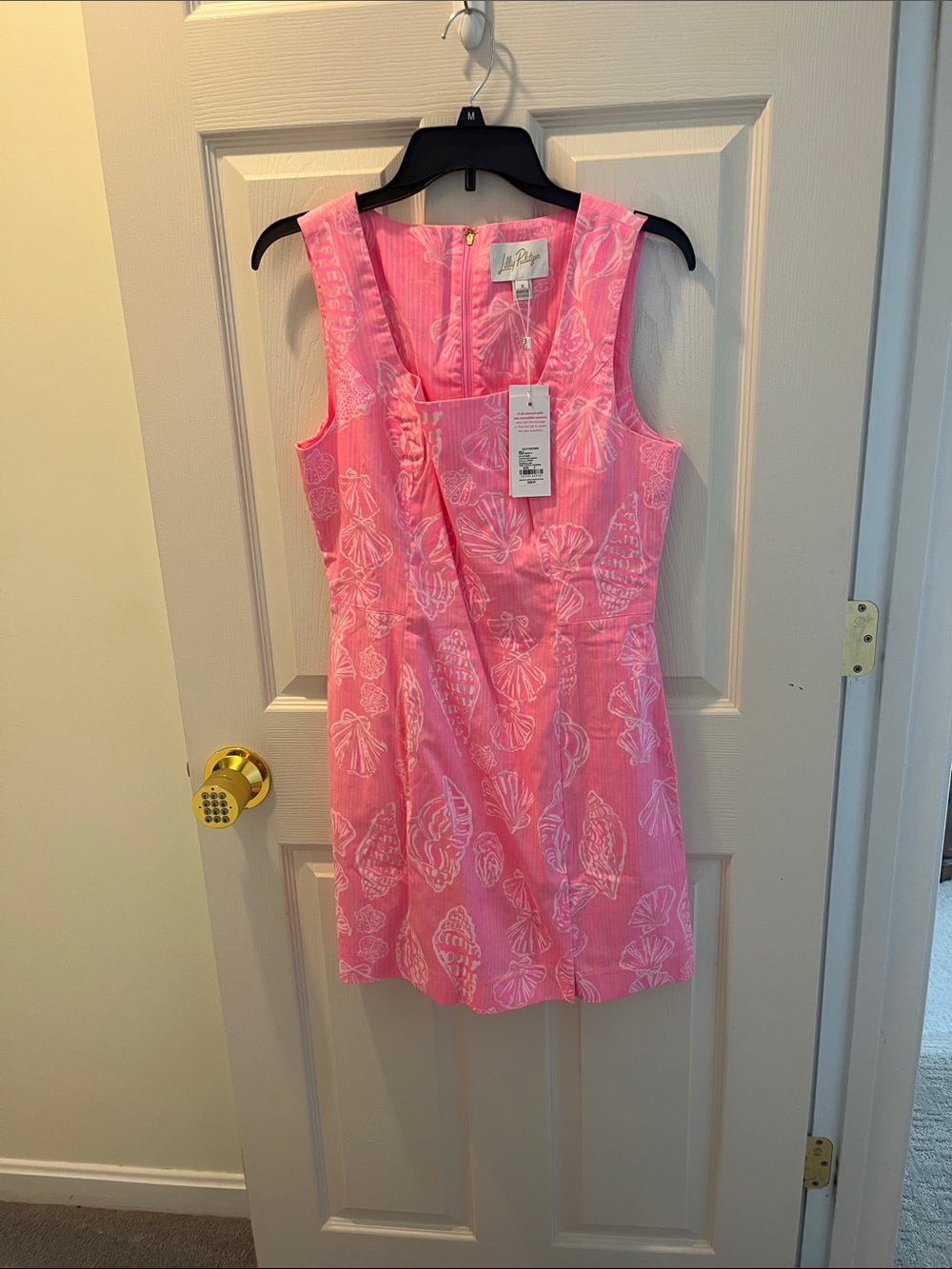 Lilly Pulitzer Pink Shell-Print Sleeveless Romper